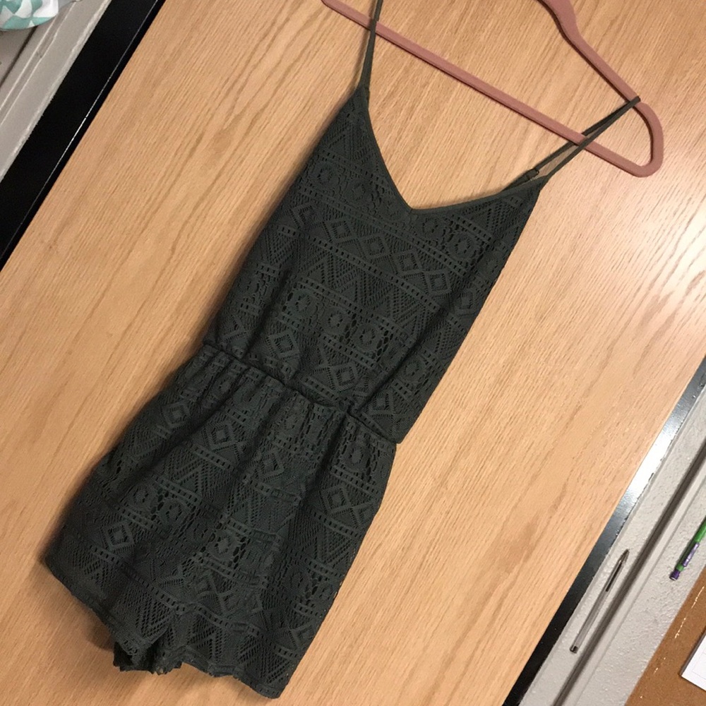Green Forever 21 Romper